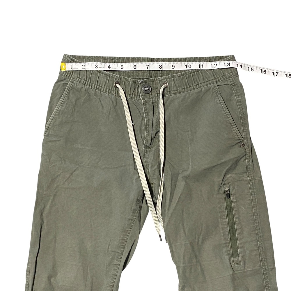Vuori Ripstop Pant Army Green Organic Cotton Stretch Cargo Pants Womens XS VW401 - Picture 3 of 7